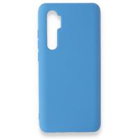 Newface Xiaomi Mi Note 10 Lite Kılıf Nano içi Kadife  Silikon - Mavi