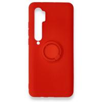 Newface Xiaomi Mi Note 10 Lite Kılıf Viktor Yüzüklü Silikon - Kırmızı