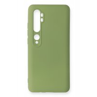 Newface Xiaomi Mi Note 10 Kılıf Premium Rubber Silikon - Yeşil