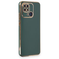 Newface Xiaomi Poco C40 Kılıf Volet Silikon - Koyu Yeşil