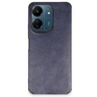 Newface Xiaomi Poco C65 Kılıf Loop Deri Silikon - Lacivert