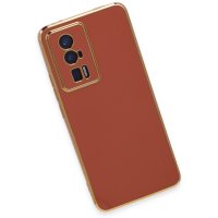 Newface Xiaomi Poco F5 Pro Kılıf Volet Silikon - Kırmızı