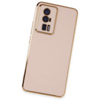 Newface Xiaomi Poco F5 Pro Kılıf Volet Silikon - Pembe