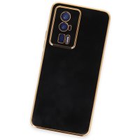 Newface Xiaomi Poco F5 Pro Kılıf Volet Silikon - Siyah