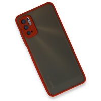 Newface Xiaomi Poco M3 Pro Kılıf Montreal Silikon Kapak - Kırmızı