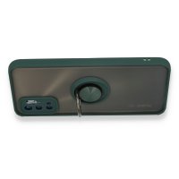 Newface Xiaomi Poco M3 Pro Kılıf Montreal Yüzüklü Silikon Kapak - Yeşil
