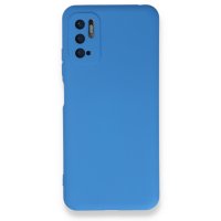 Newface Xiaomi Poco M3 Pro Kılıf Nano içi Kadife  Silikon - Mavi