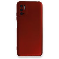 Newface Xiaomi Poco M3 Pro Kılıf First Silikon - Bordo