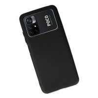 Newface Xiaomi Poco M4 Pro 4G Kılıf First Silikon - Siyah