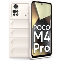 Newface Xiaomi Poco M4 Pro 4G Kılıf Optimum Silikon - Krem