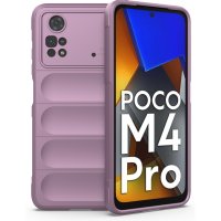 Newface Xiaomi Poco M4 Pro 4G Kılıf Optimum Silikon - Mor