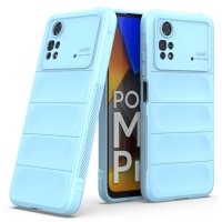 Newface Xiaomi Poco M4 Pro 4G Kılıf Optimum Silikon - Sky Blue