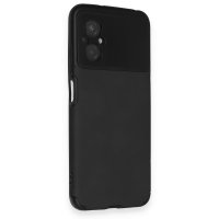Newface Xiaomi Poco M5 Kılıf Loop Deri Silikon - Siyah