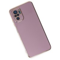 Newface Xiaomi Poco M5s Kılıf Volet Silikon - Mor