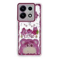 Newface Xiaomi Poco M6 Pro 4G Kılıf Sweet Desenli Silikon Kapak - Pembe