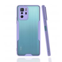 Newface Xiaomi Poco X3 GT Kılıf Platin Silikon - Lila