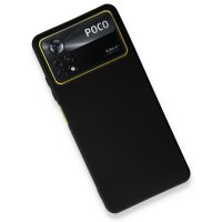 Newface Xiaomi Poco X4 Pro 5G Kılıf First Silikon - Siyah