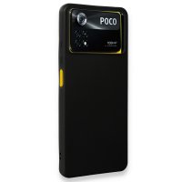 Newface Xiaomi Poco X4 Pro 5G Kılıf First Silikon - Siyah
