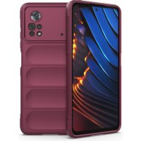 Newface Xiaomi Poco X4 Pro 5G Kılıf Optimum Silikon - Bordo