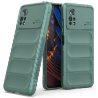 Newface Xiaomi Poco X4 Pro 5G Kılıf Optimum Silikon - Koyu Yeşil
