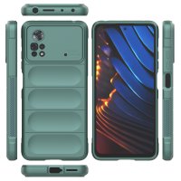 Newface Xiaomi Poco X4 Pro 5G Kılıf Optimum Silikon - Koyu Yeşil