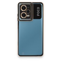 Newface Xiaomi Poco X5 5G Kılıf Liva Lens Silikon - Siyah