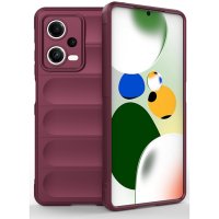 Newface Xiaomi Poco X5 5G Kılıf Optimum Silikon - Bordo