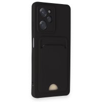 Newface Xiaomi Poco X5 Pro 5G Kılıf Kelvin Kartvizitli Silikon - Siyah