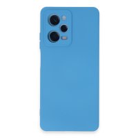 Newface Xiaomi Poco X5 Pro 5G Kılıf Nano içi Kadife  Silikon - Mavi