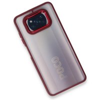 Newface Xiaomi Pocophone X3 Kılıf Dora Kapak - Kırmızı