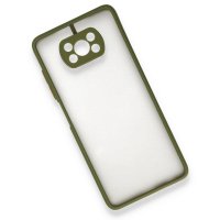 Newface Xiaomi Pocophone X3 Pro Kılıf Montreal Silikon Kapak - Açık Yeşil