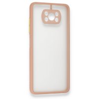 Newface Xiaomi Pocophone X3 Kılıf Montreal Silikon Kapak - Pembe