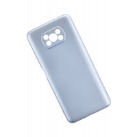 Newface Xiaomi Pocophone X3 Kılıf Nano içi Kadife  Silikon - Sky Blue