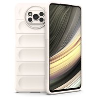 Newface Xiaomi Pocophone X3 Kılıf Optimum Silikon - Krem