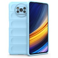 Newface Xiaomi Pocophone X3 Kılıf Optimum Silikon - Sky Blue