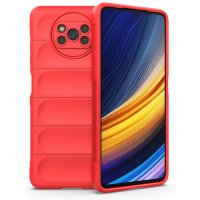 Newface Xiaomi Pocophone X3 Pro Kılıf Optimum Silikon - Kırmızı