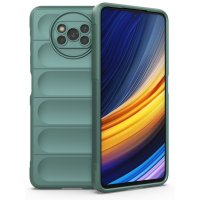 Newface Xiaomi Pocophone X3 Pro Kılıf Optimum Silikon - Koyu Yeşil