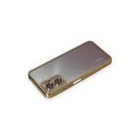 Newface Xiaomi Redmi 10 5G Kılıf Razer Lensli Silikon - Gold