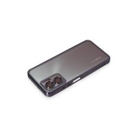 Newface Xiaomi Redmi 10 5G Kılıf Razer Lensli Silikon - Mor