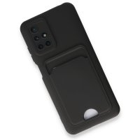 Newface Xiaomi Redmi 10 2022 Kılıf Kelvin Kartvizitli Silikon - Siyah