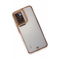 Newface Xiaomi Redmi Note 11 4G Kılıf Liva Lens Silikon - Rose