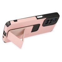 Newface Xiaomi Redmi 10 2022 Kılıf Mega Standlı Silikon - Pudra