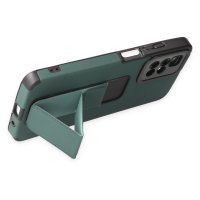 Newface Xiaomi Redmi 10 2022 Kılıf Mega Standlı Silikon - Yeşil