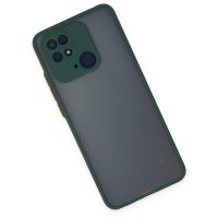 Newface Xiaomi Poco C40 Kılıf Montreal Silikon Kapak - Yeşil