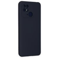 Newface Xiaomi Redmi 10C Kılıf Nano içi Kadife Silikon - Lacivert