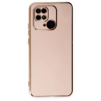 Newface Xiaomi Redmi 10C Kılıf Volet Silikon - Pembe