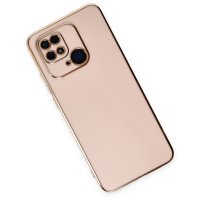 Newface Xiaomi Redmi 10C Kılıf Volet Silikon - Pembe