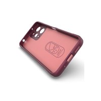 Newface Xiaomi Redmi 12 Kılıf Optimum Silikon - Bordo