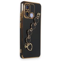 Newface Xiaomi Redmi 12C Kılıf Esila Silikon - Siyah