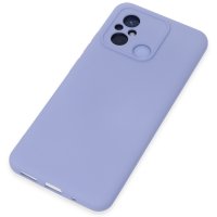 Newface Xiaomi Redmi 12C Kılıf Nano içi Kadife Silikon - Lila